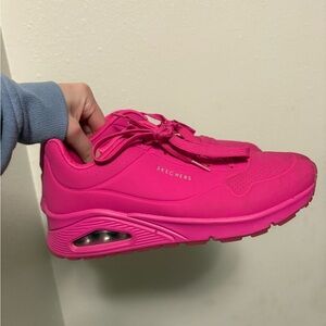 Skechers Women's Hot Pink Sneakers